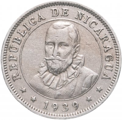 купить Никарагуа 10 сентаво (centavos) 1939