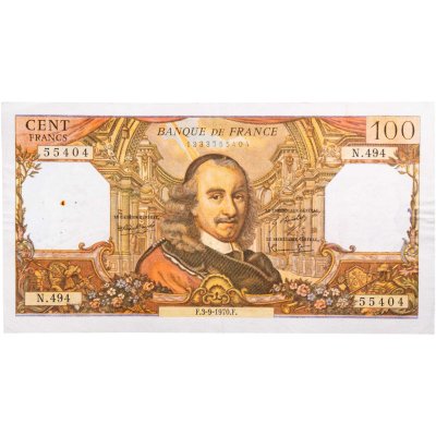 купить Франция 100 франков 1970