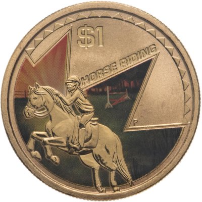 купить Австралия 1 доллар 2013 года "Езда на лошади"