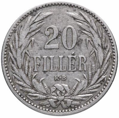 купить Австро-Венгрия 20 филлеров 1894 (монета для Венгрии)