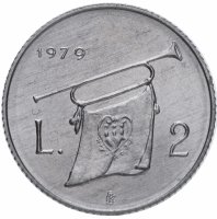 купить Сан-Марино 2 лиры 1979 "Институциональные органы государства"