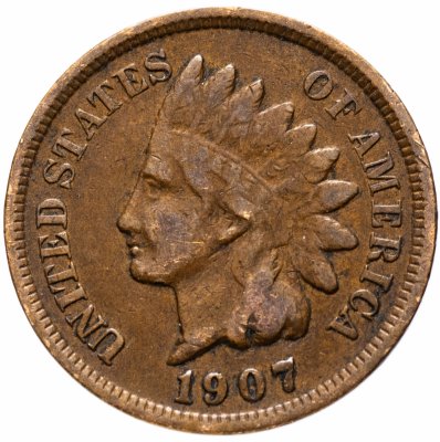 купить США 1 цент (cent) 1907 Indian Head Cent