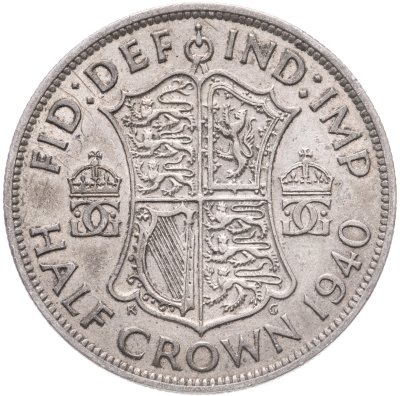 купить Великобритания 1/2 кроны (crown) 1940