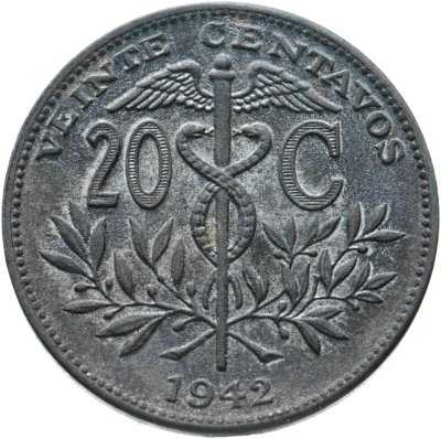 купить Боливия 20 сентаво (centavos) 1942
