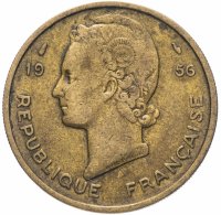 купить Французская Западная Африка 25 франков (francs) 1956