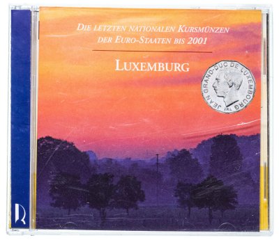 купить Люксембург набор монет 1983-1990 года в CD-коробке