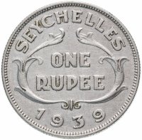 Купить Сейшельские острова 1 рупия (rupee) 1939