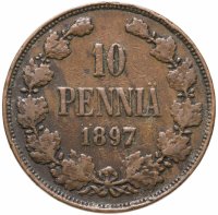 купить 10 пенни (pennia) 1897
