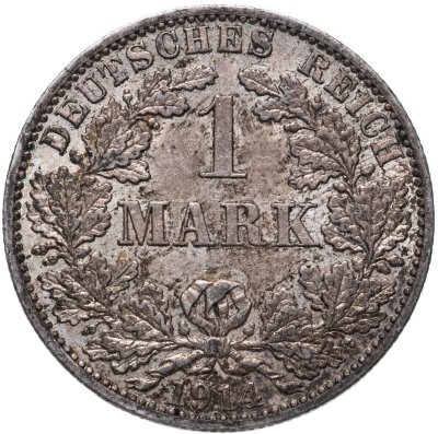 купить Германия, Германская империя 1 марка 1914 "А" - Берлин