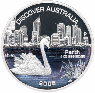 купить Австралия 1 доллар 2006 "Перт. Лебедь"