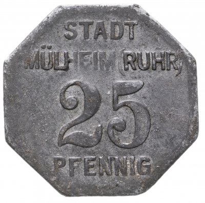 купить Германия (Мюльхайм-на-Руре) нотгельд 25 пфеннигов 1917