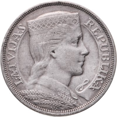 купить Латвия 5 латов (lati) 1929