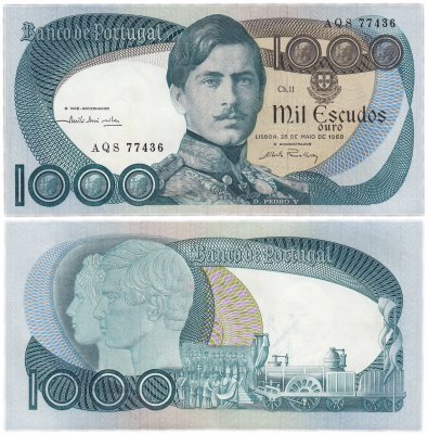 купить Португалия 1000 эскудо 1968 (Pick 175a) (28.05.1968)