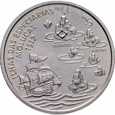 купить Португалия 200 эскудо (escudos) 1995 "Путешествие на Молуккские острова в 1512 году"