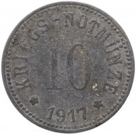 купить Германия, Арцберг 10 пфеннигов 1917