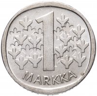 Купить Финляндия 1 марка 1967
