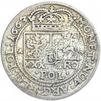 Купить Речь Посполитая тымф (30 грошей) 1663 Ян II Каземир Ваза