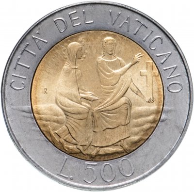 купить Ватикан 500 лир (lire) 1986