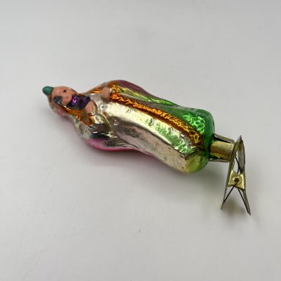 купить Ёлочная игрушка на прищепке "Варвара-Краса Длинная Коса", стекло, роспись, металл, Завод стеклянных ёлочных украшений и оптических изделий, г. Москва, СССР, 1950-1960 гг.