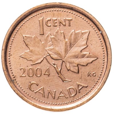 купить Канада 1 цент (cent) 2004