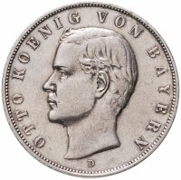 купить Германия (Империя) 3 марки (mark) 1908 D Бавария