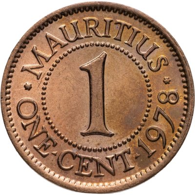 купить Маврикий 1 цент (cent) 1978