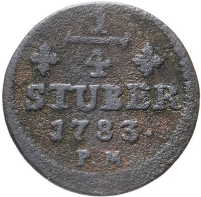 купить Германия, герцегство Юлих-Берг 1\4 штубера 1783