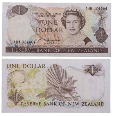 купить Новая Зеландия 1 доллар 1981-1992