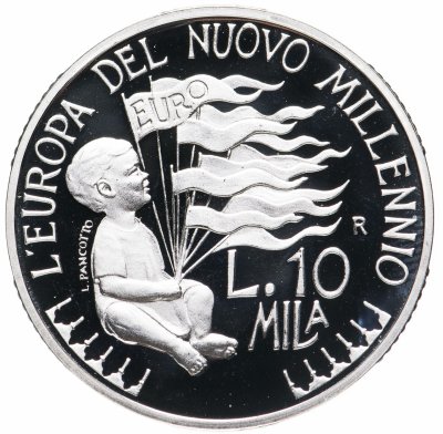 купить Сан-Марино 10000 лир (lire) 1998 "Европа в новом тысячелетии"