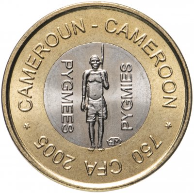 купить Камерун 750 франков (francs) 2005 "Пигмеи"