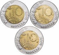 Купить Финляндия набор 10 марок 1993-1995