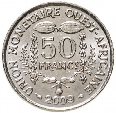 купить Западная Африка (BCEAO) 50 франков (francs) 2009