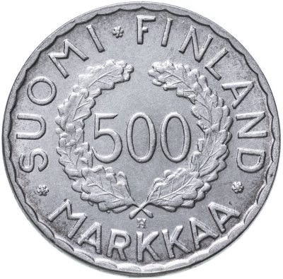 купить Финляндия 500 марок 1952 "XV летние олимпийские игры 1952 года в Хельсинки"