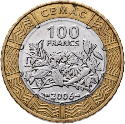 купить Центральная Африка (BEAC) 100 франков (francs) 2006
