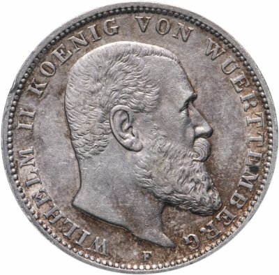 купить Германская империя, Вюртемберг 3 марки (mark) 1910