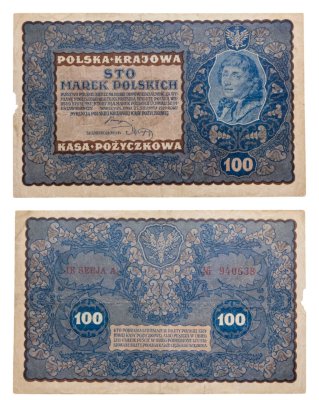 купить Польша 100 марок 1919