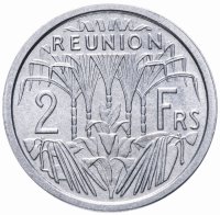 купить Реюньон 2 франка (francs) 1948