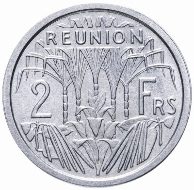 купить Реюньон 2 франка (francs) 1948