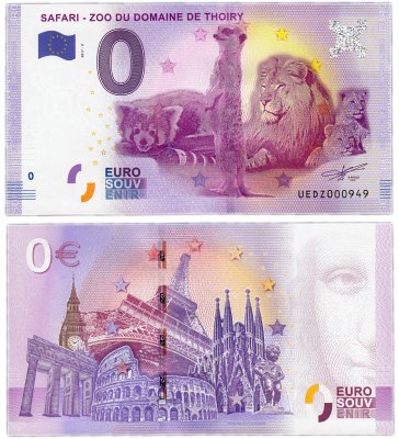 купить 0 евро (euro) "Сафари - зоопарк в Туари" 2017 2-я серия (UE DZ-2)