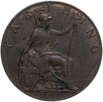 купить Великобритания 1 фартинг 1925