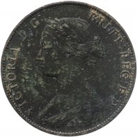 купить Великобритания 1/2 пенни 1861