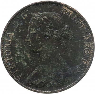 купить Великобритания 1/2 пенни 1861