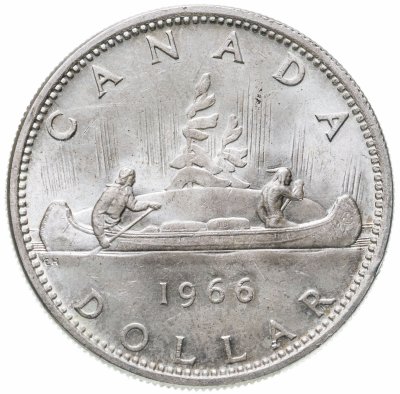 купить Канада 1 доллар (dollar) 1966