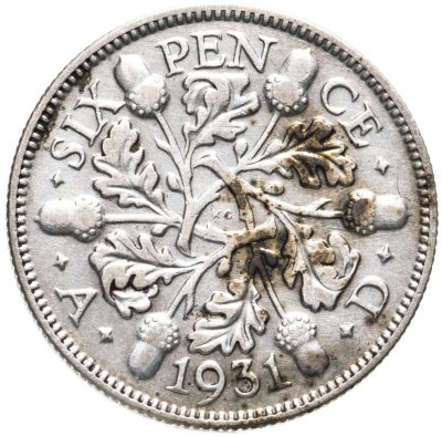 купить Великобритания 3 пенса 1931