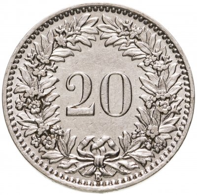 купить Швейцария 20 раппенов (rappen) 1925