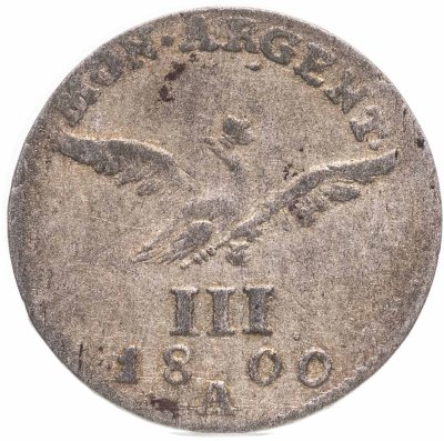 купить Германия, Пруссия 3 гроша 1800