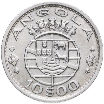 купить Португальская Ангола 10 эскудо (escudos) 1952
