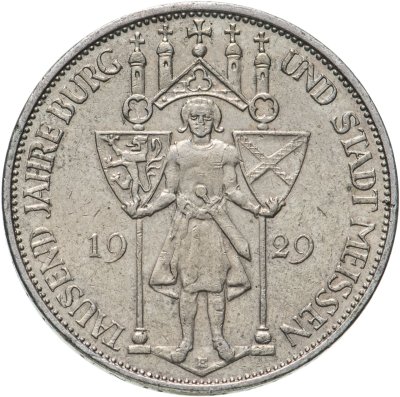 купить Германия 3 рейхсмарки (reichsmark) 1929 "1000 лет Мейсену"