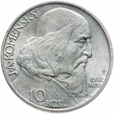 купить Чехословакия 10 крон (korun) 1957 "Ян Амос Коменский"