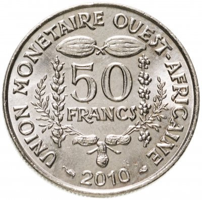 купить Западная Африка (BCEAO) 50 франков (francs) 2010